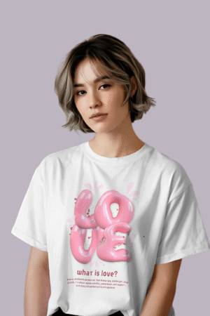 LOVE: What Is Love?” Tee (Unisex Oversized)