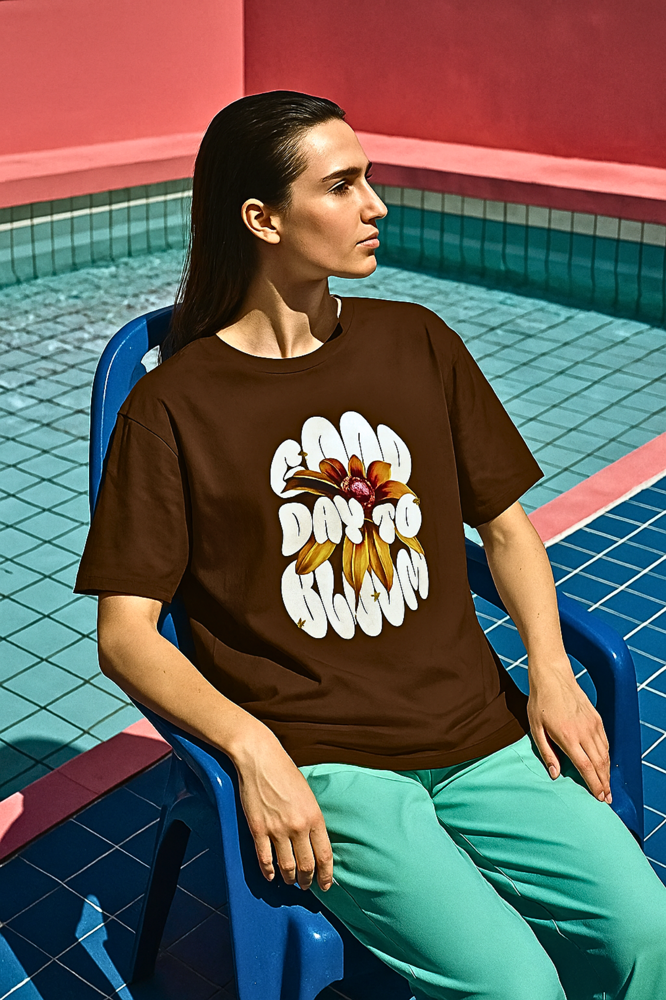Good Day to Bloom Graphic Tee – Relaxed Fit Unisex T-Shirt - Image 4