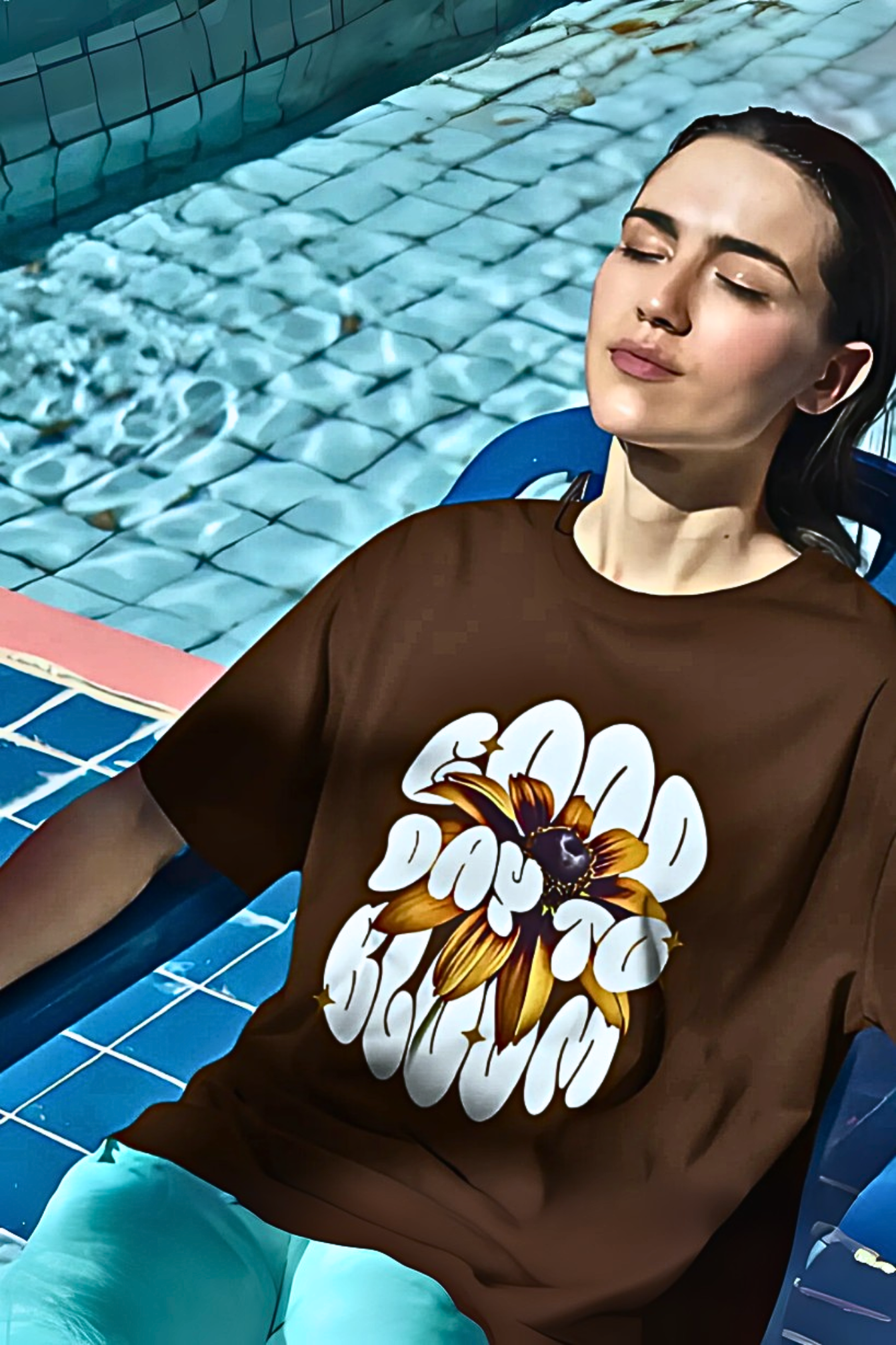 Good Day to Bloom Graphic Tee – Relaxed Fit Unisex T-Shirt - Image 3