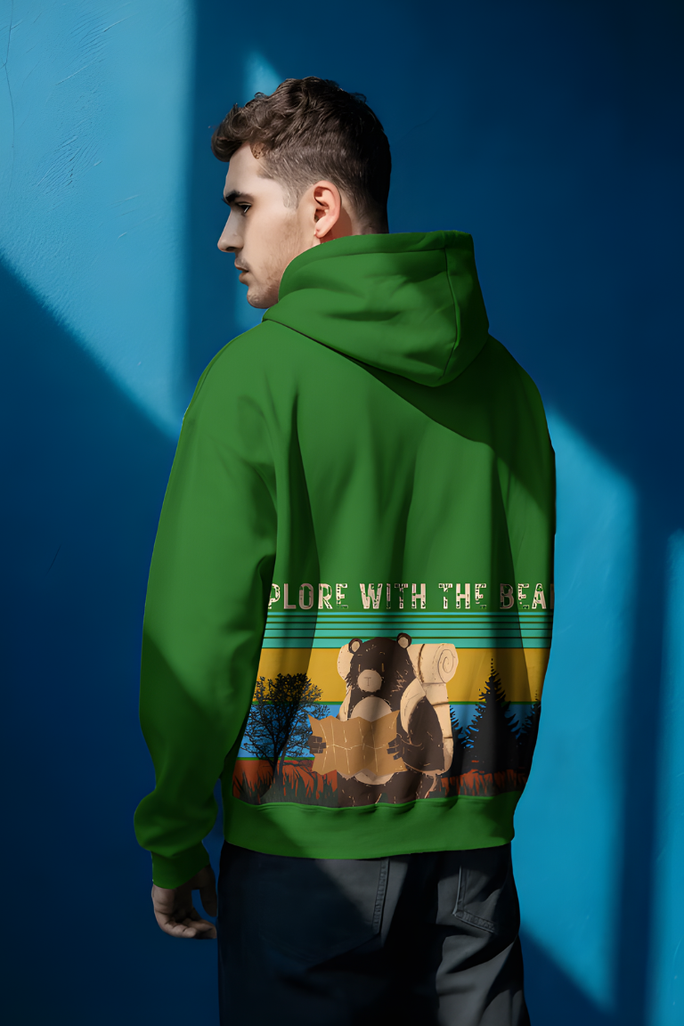 Explore With The Bear Hoodie - Adventure Street Edit